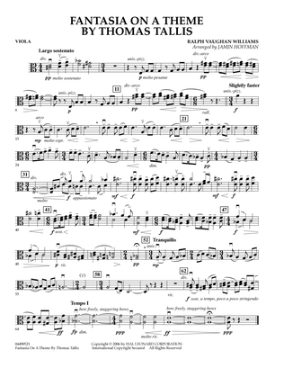 Fantasia on a Theme by Thomas Tallis - Viola