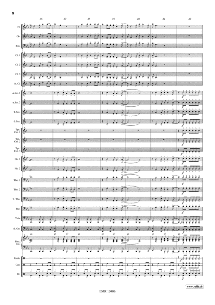La Bamba Concert Band scores gallery preview page 9