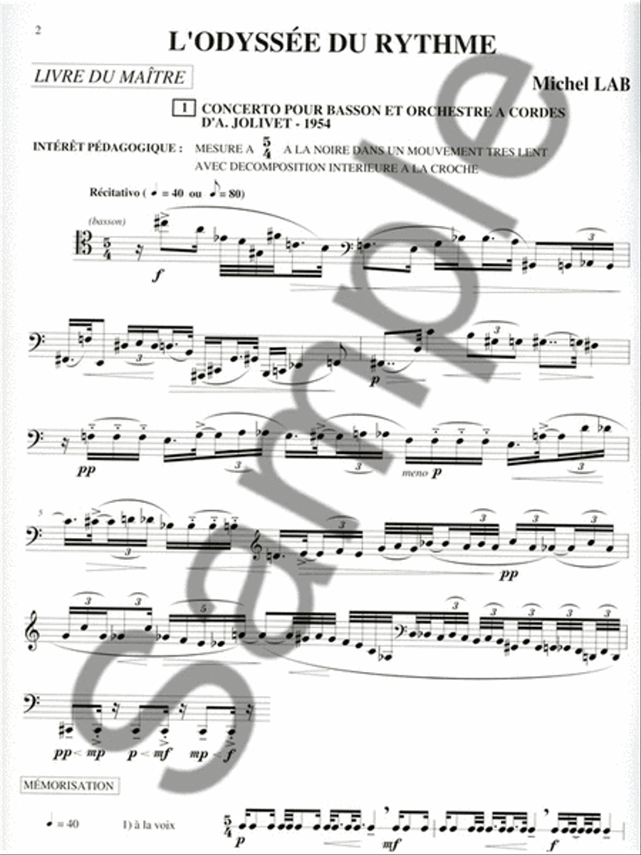 L'odyssee Du Rythme Vol.5 (miscellaneous) Collection / Songbook scores gallery preview page 2