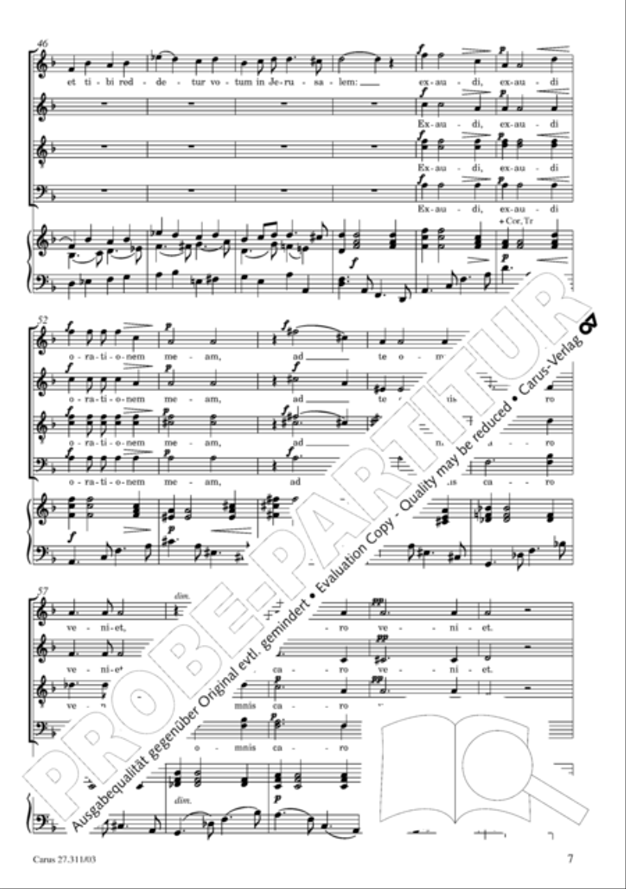 Requiem - church version (Requiem. Fassung mit kleinem Orchester) 4-Part scores gallery preview page 8