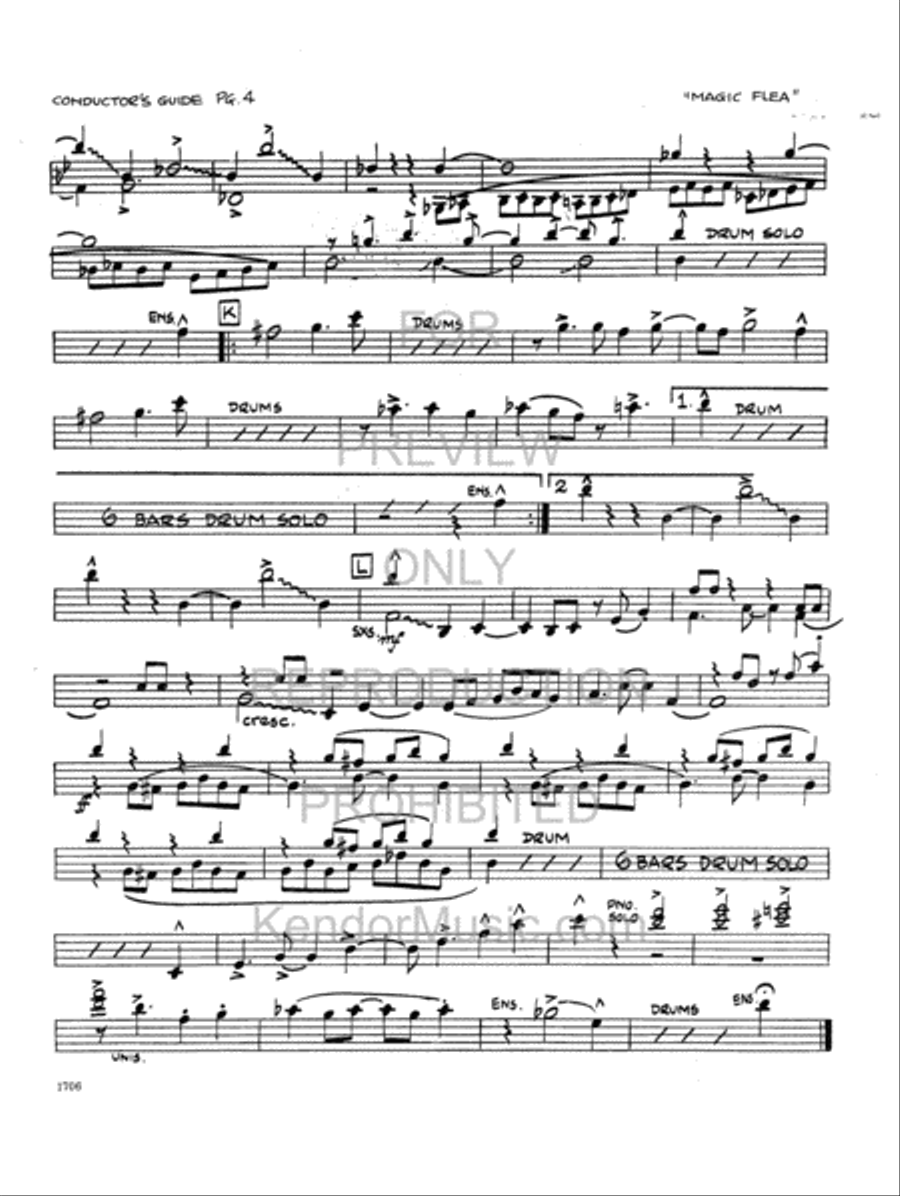 Magic Flea Jazz Ensemble scores gallery preview page 5
