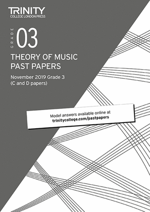 Book cover for Theory Past Papers Nov 2019: Grade 3
