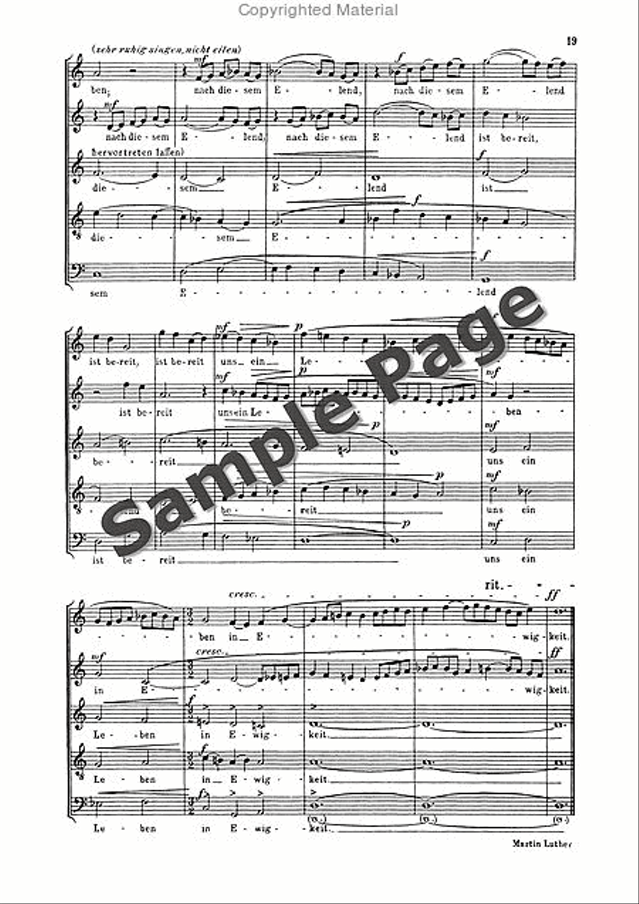 Liedmesse Choral Score SSATB scores gallery preview page 20