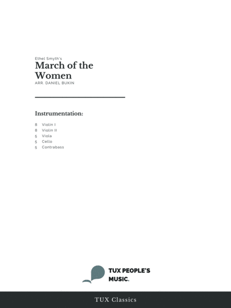 March Of The Women