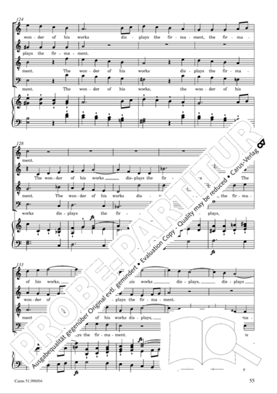 The Creation 4-Part scores gallery preview page 56