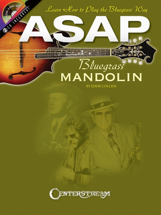 Book cover for Asap Bluegrass Mandolin Book 2CDs