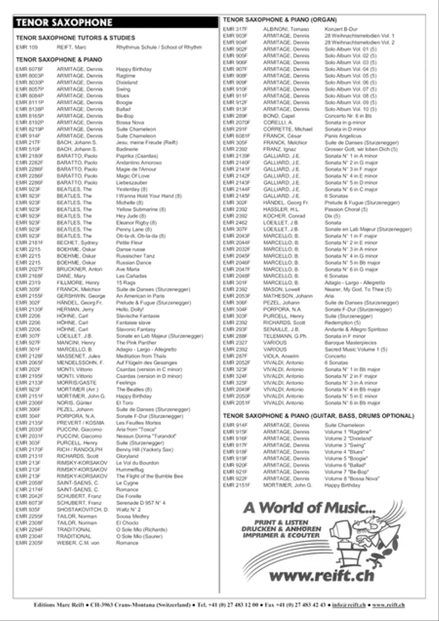 Play The 1st Tenor Sax With The Philharmonic Wind Orchestra Concert Band scores gallery preview page 9
