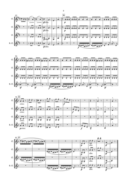 Ballade for Clarinet Quartet image number null
