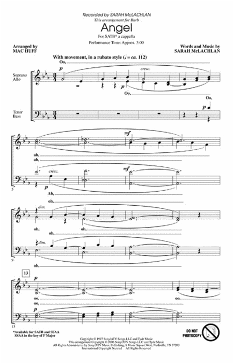 Angel 4-Part scores gallery preview page 2