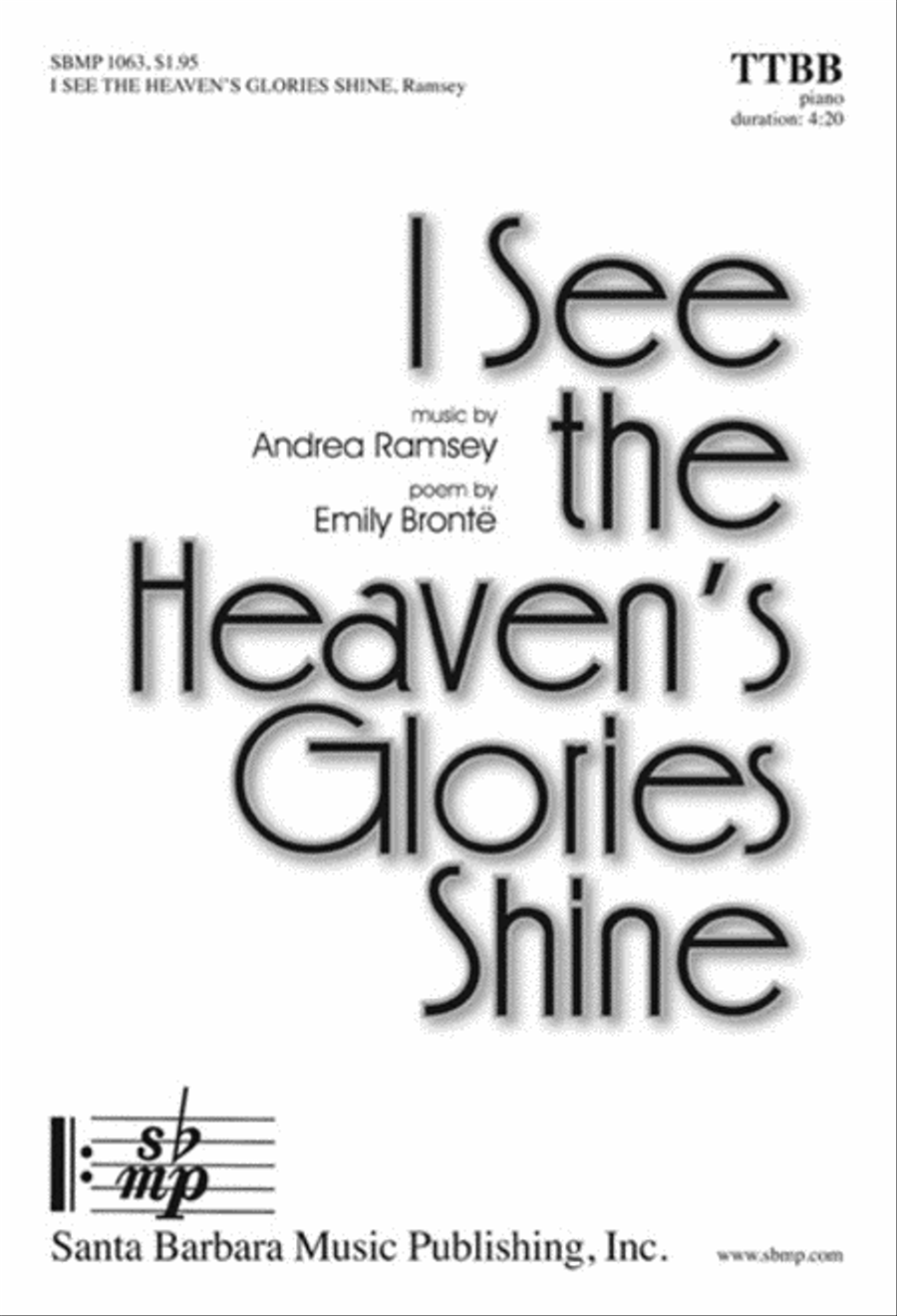 I See the Heaven's Glories Shine - TTBB Octavo TTBB scores gallery preview page 1