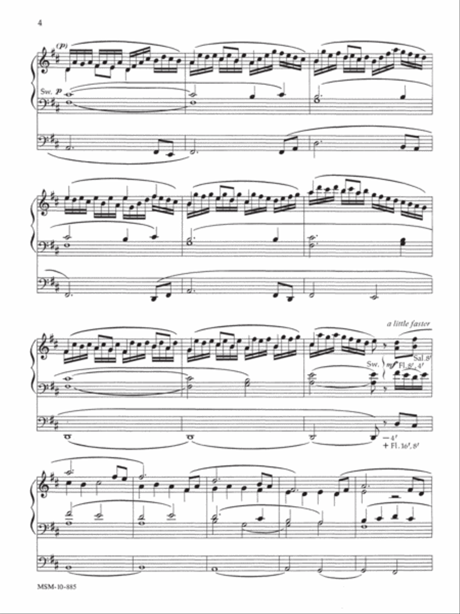 Three Organ Preludes on American Folk Hymns Organ scores gallery preview page 3
