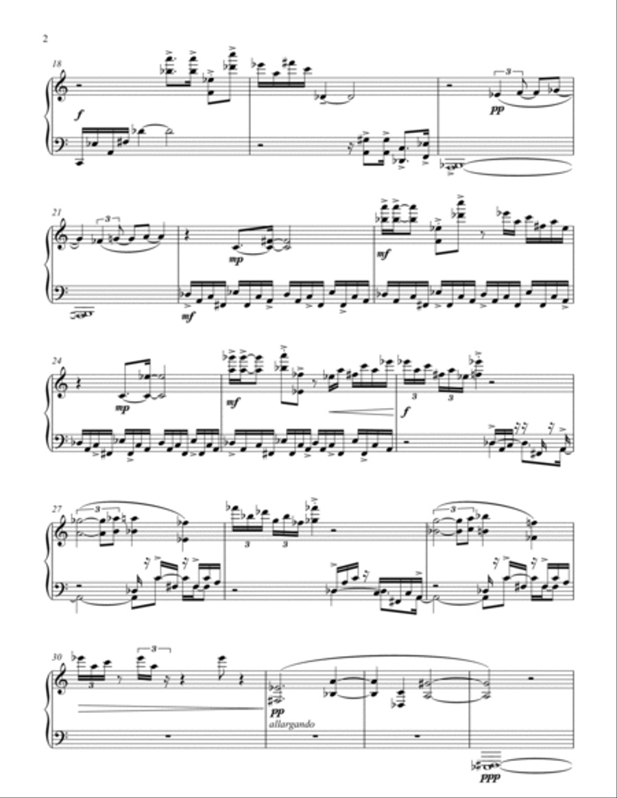 Motion, Op. 8 No. 3 Piano Solo scores gallery preview page 5