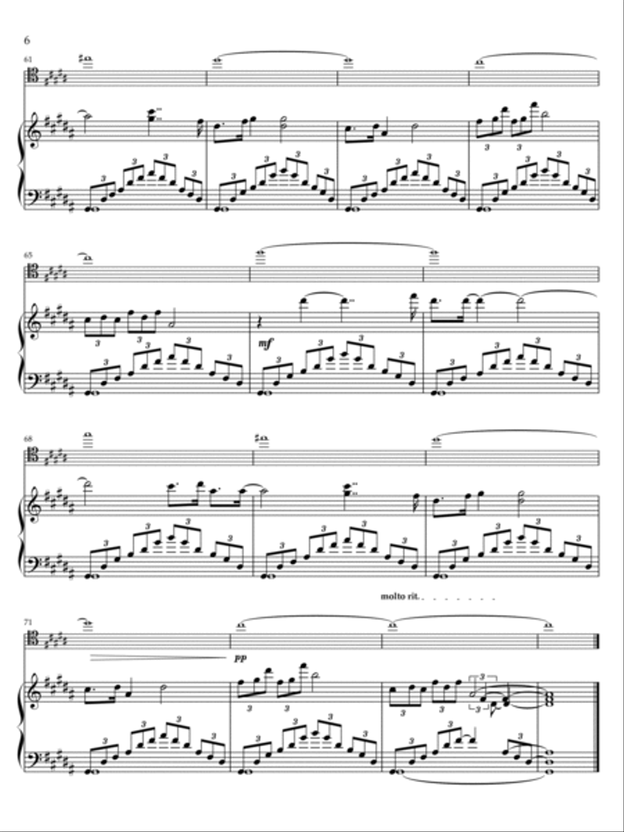 Prelude No.3 (The Romance) String Duet scores gallery preview page 6