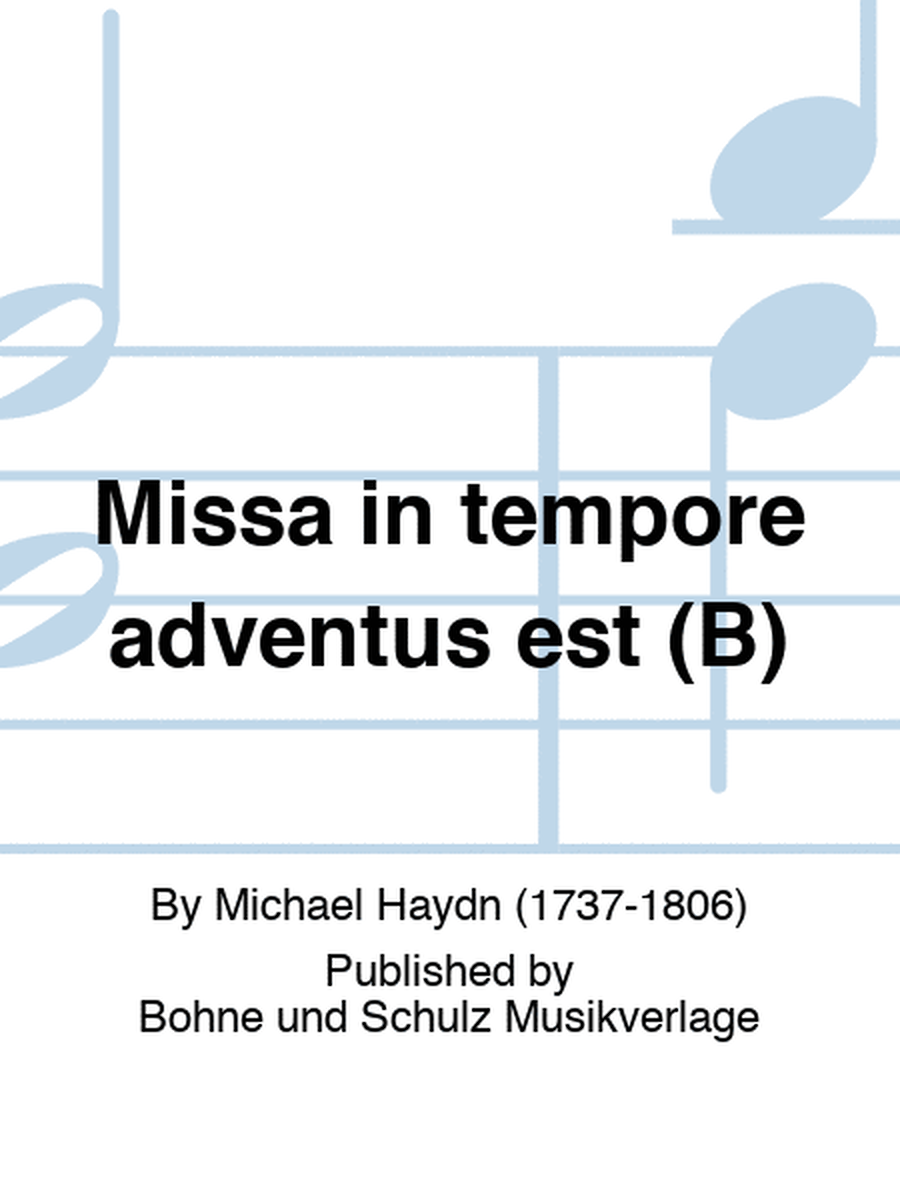Missa in tempore adventus est (B)
