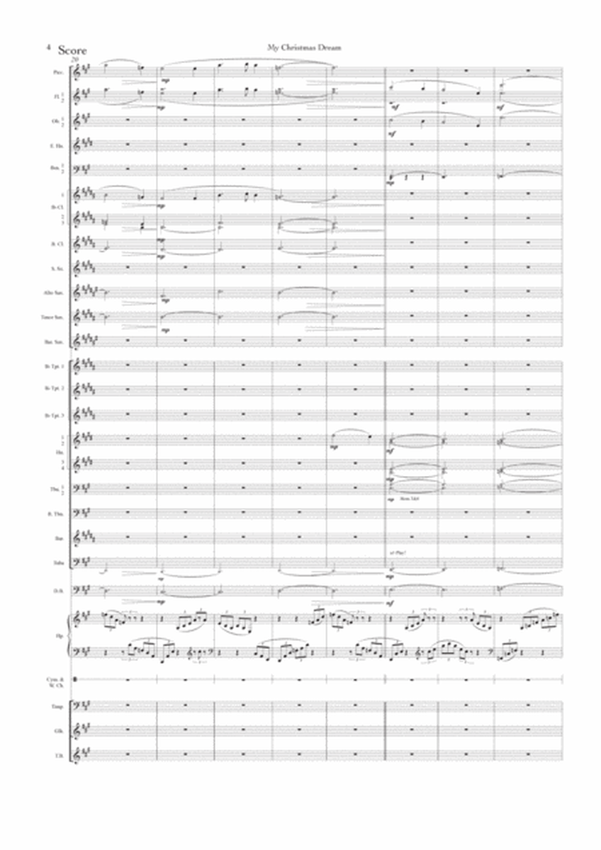 My Christmas Dream (New music for concert band) image number null