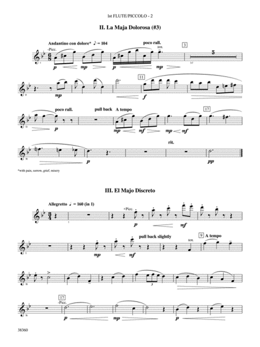 Tonadillas Suite: Flute