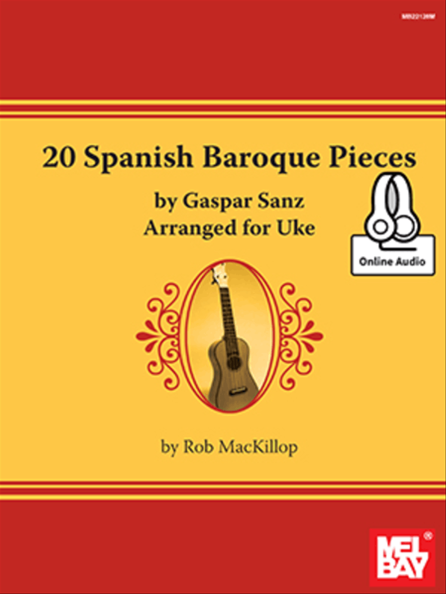 20 Spanish Baroque Pieces by Gaspar Sanz Arranged for Uke Ukulele scores gallery preview page 1