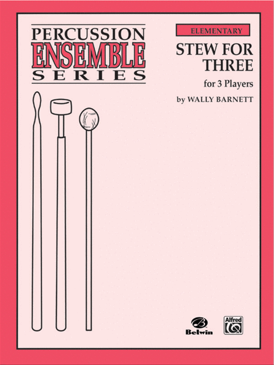 Stew for Three Percussion Ensemble scores gallery preview page 1