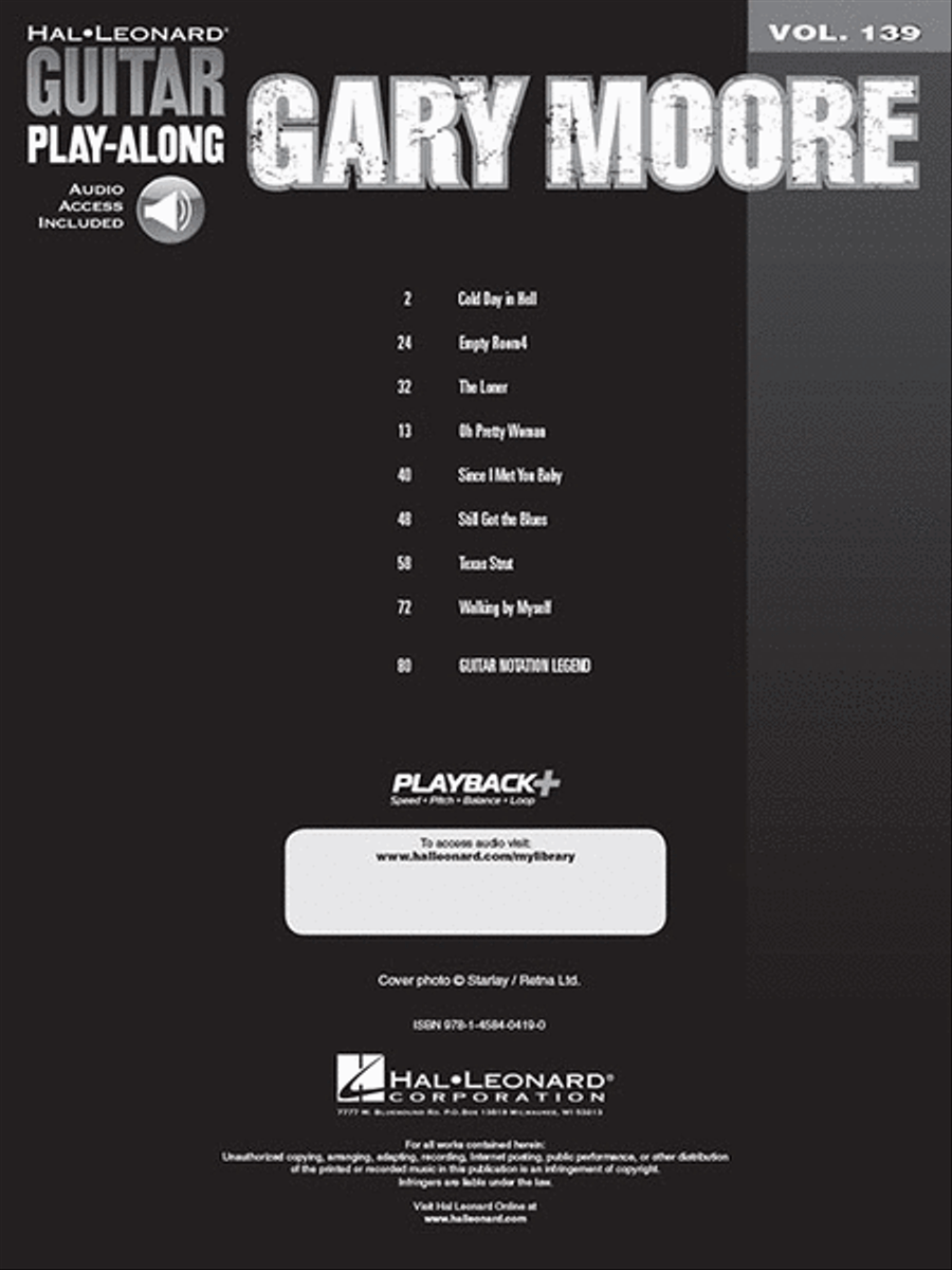 Gary Moore Electric Guitar scores gallery preview page 2