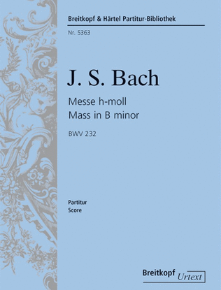 Book cover for Mass in B minor BWV 232