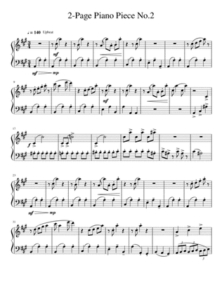 2-Page Piano Piece No.2