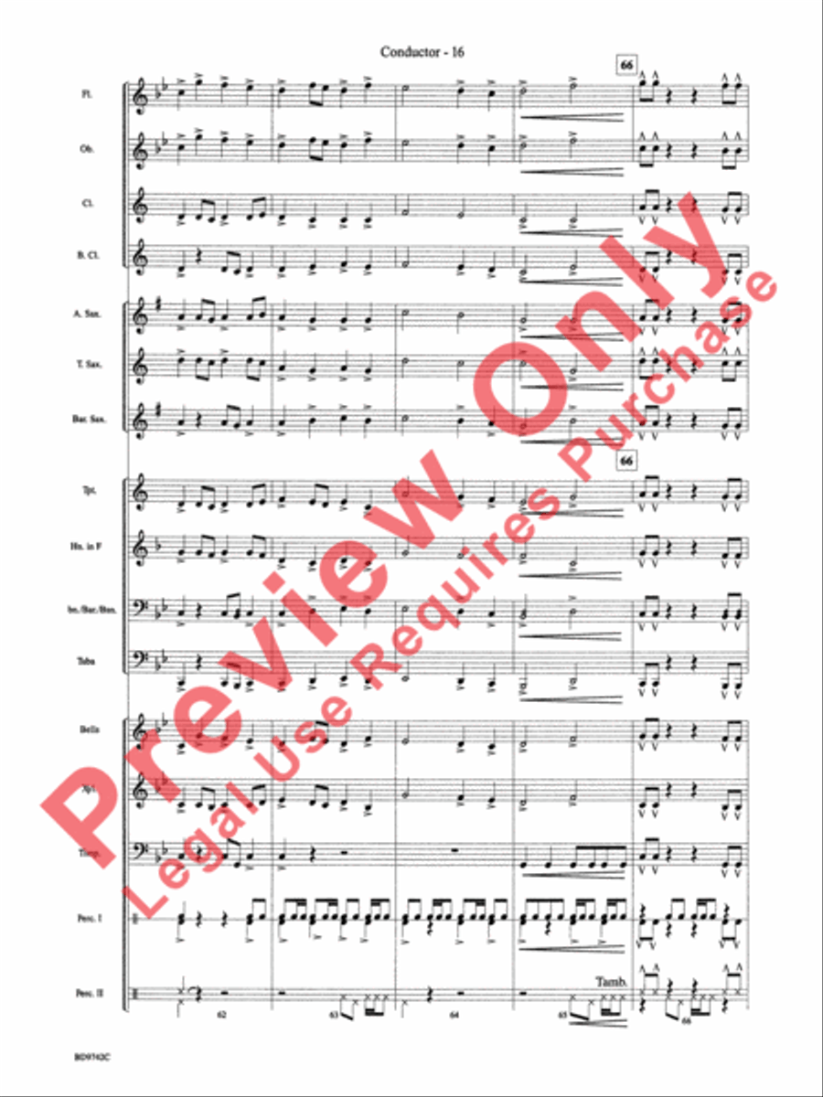 Mystic Legacy Mystic Legacy Concert Band scores gallery preview page 19