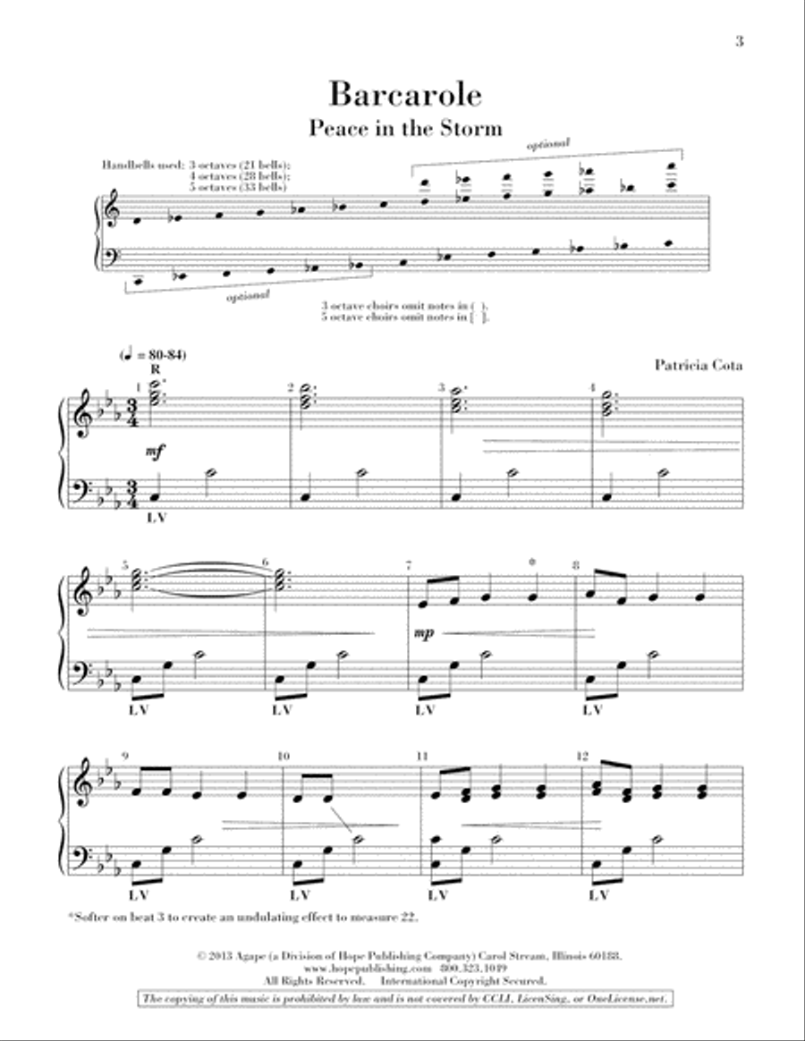 Barcarole 5-Octaves scores gallery preview page 2