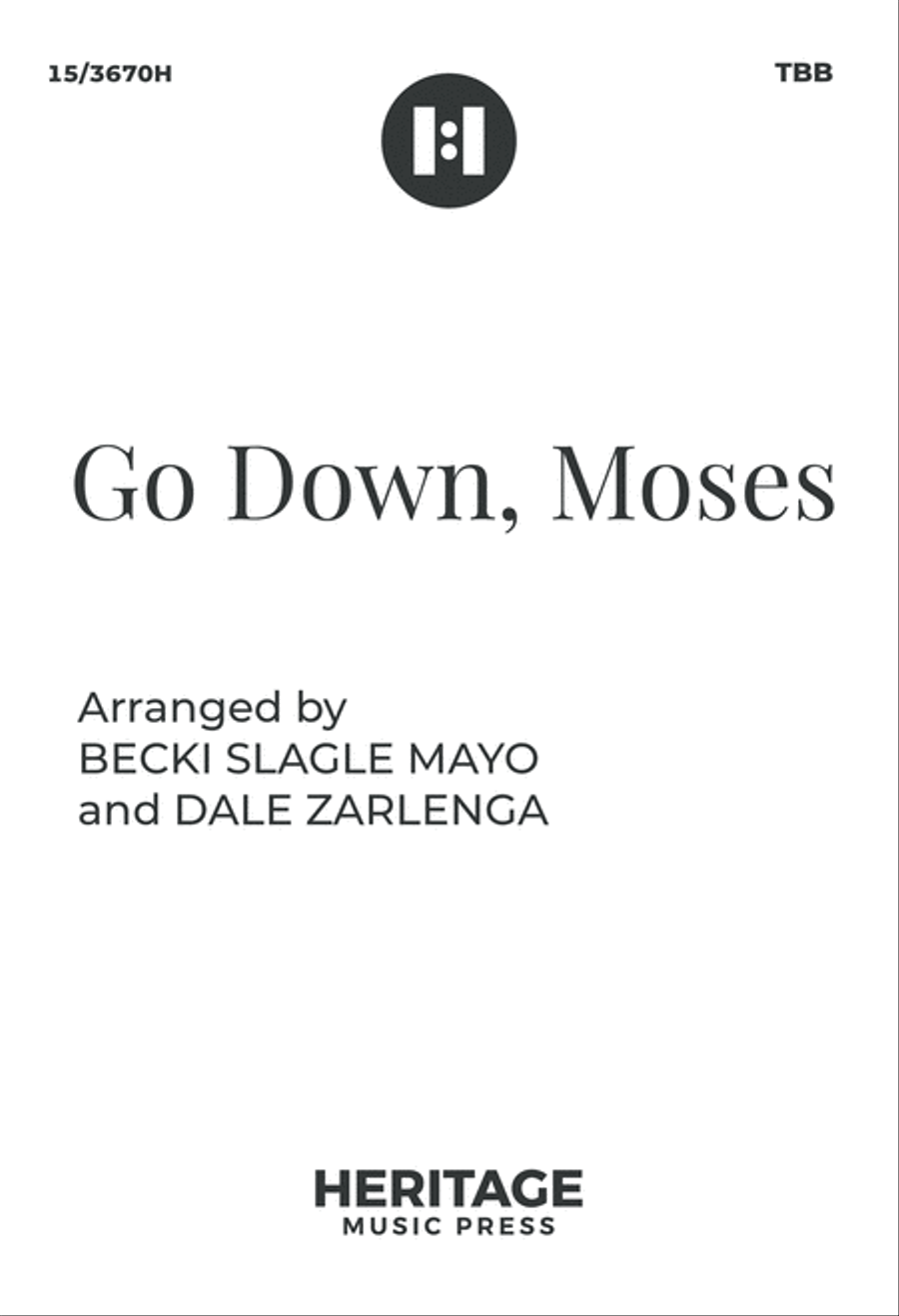 Go Down, Moses Go Down, Moses TTB scores gallery preview page 1