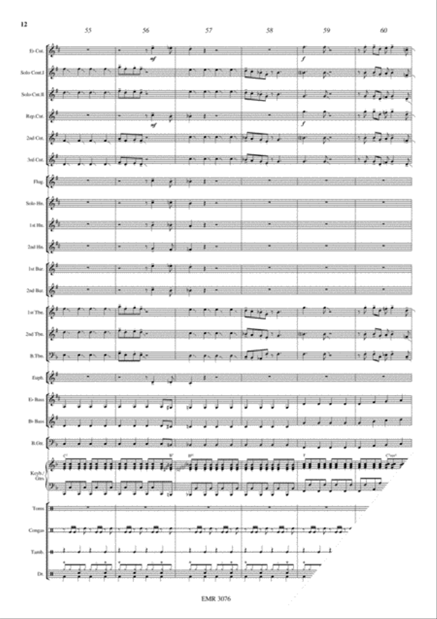 Disco Lady Disco Lady Brass Band scores gallery preview page 13