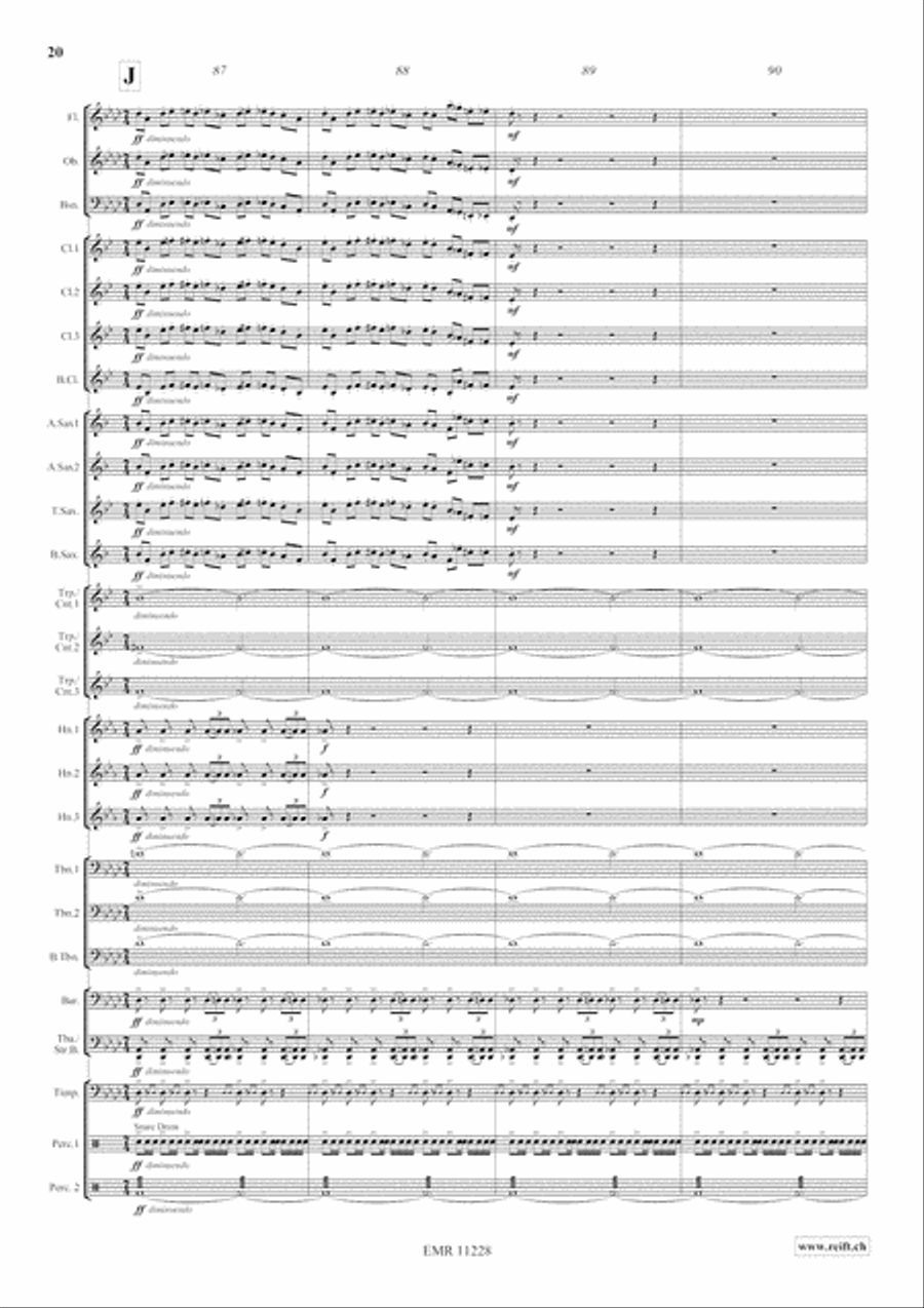 Clouds Concert Band scores gallery preview page 22