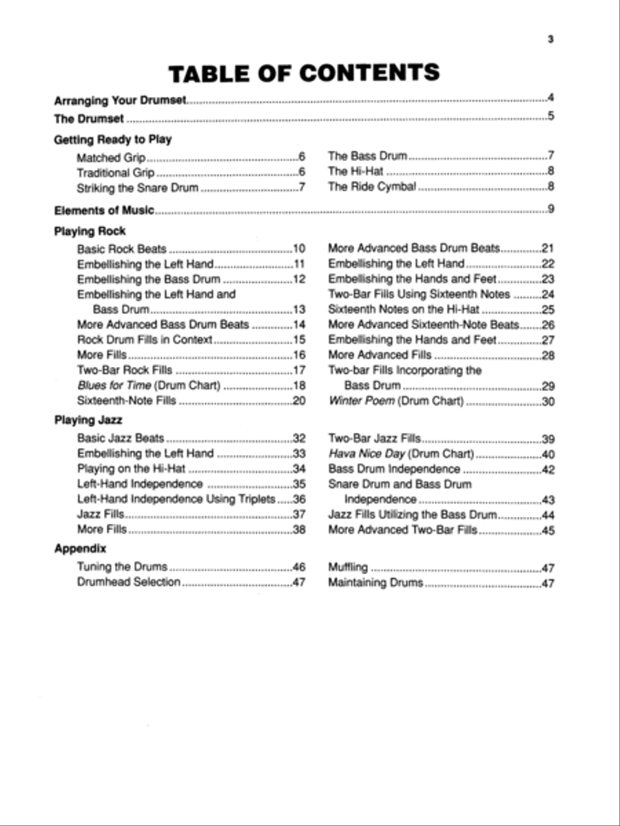 Alfred's Beginning Drumset Method Percussion scores gallery preview page 2