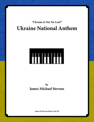 Book cover for Ukraine National Anthem - Piano