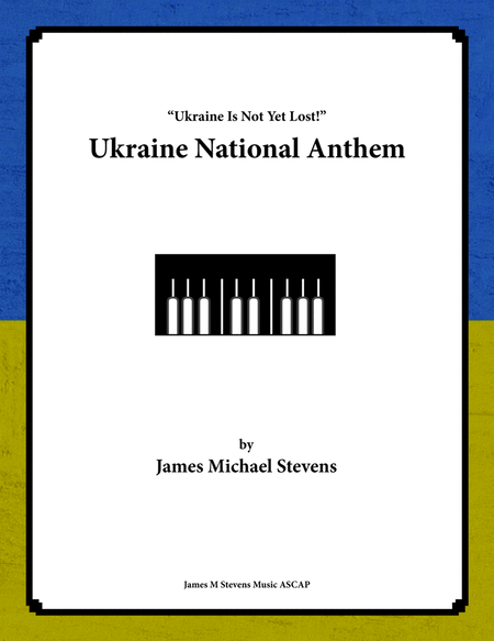 Ukraine National Anthem - Piano image number null