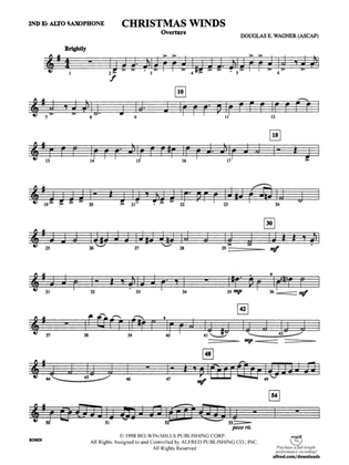 Christmas Winds (Overture): 2nd E-flat Alto Saxophone