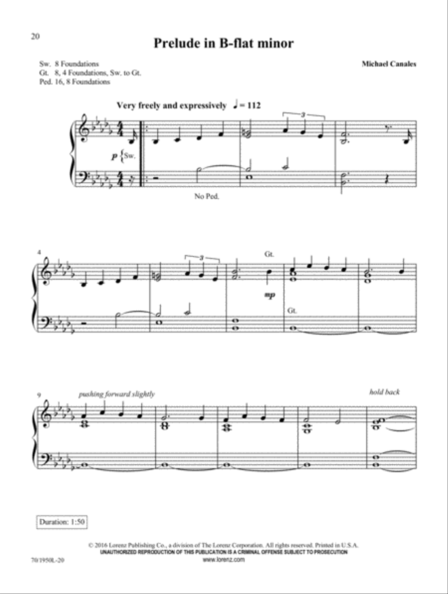Inventions for Worship Organ Solo scores gallery preview page 9