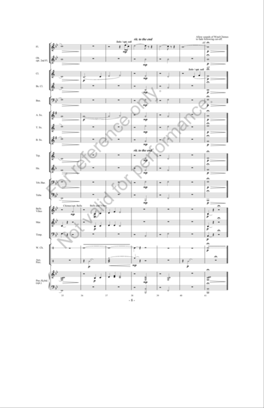 A Song For Peace A Song For Peace Concert Band scores gallery preview page 7