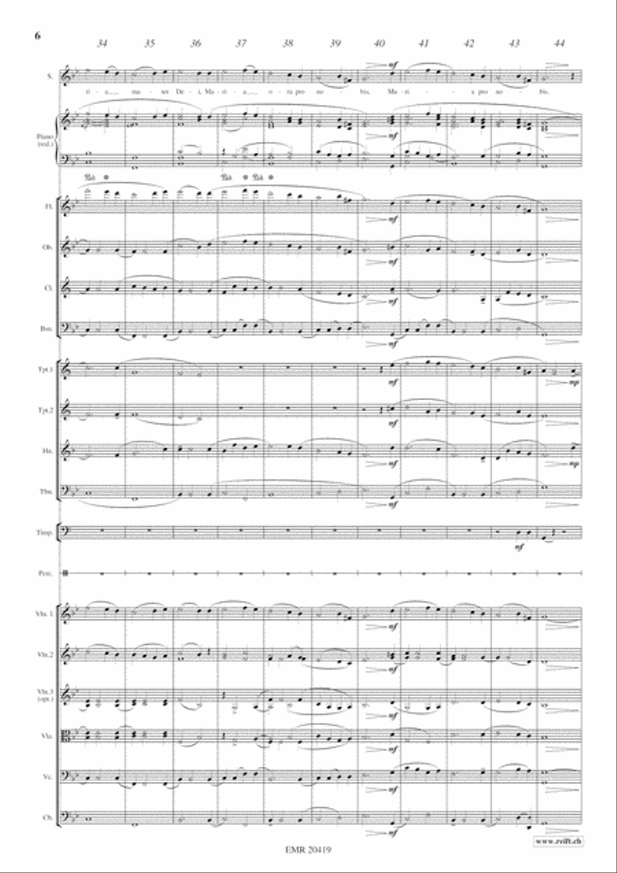 Ave Maria Ave Maria Orchestra scores gallery preview page 7