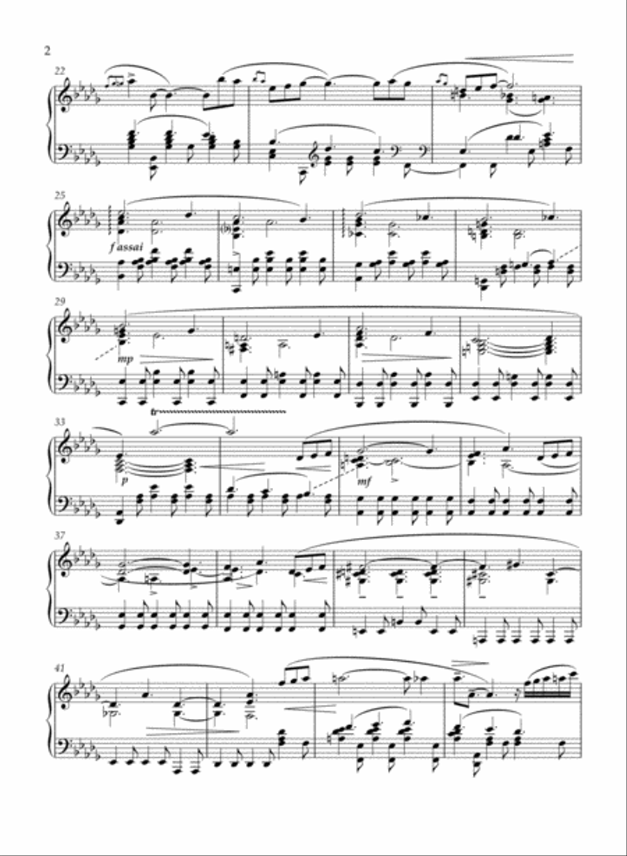 Heartbreak Hall Piano Solo scores gallery preview page 2