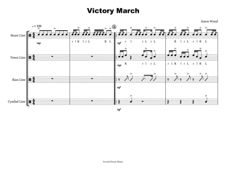 Victory March (Drumline Cadence) image number null
