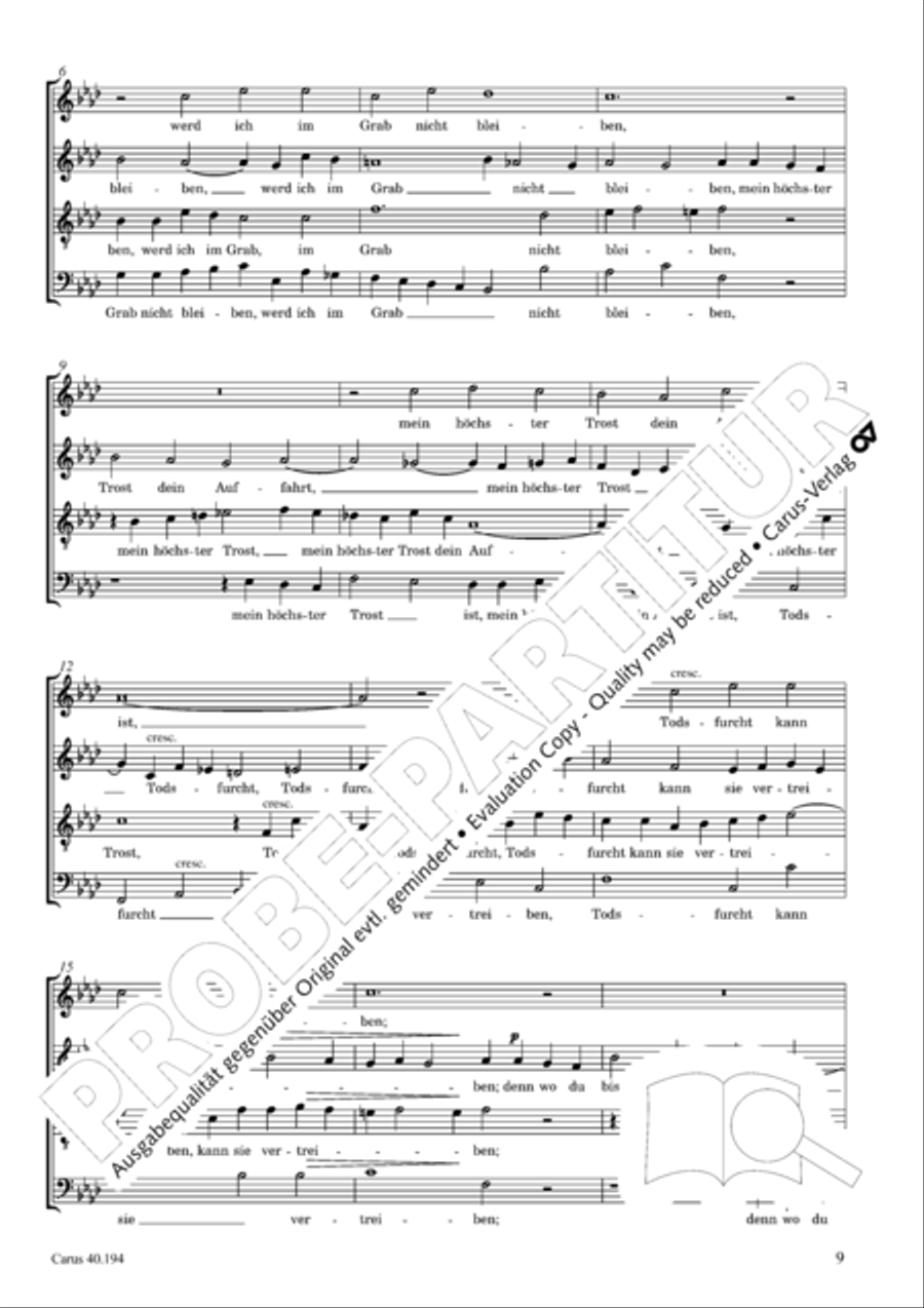 Liturgische Gesange (Totensonntag) Score scores gallery preview page 10