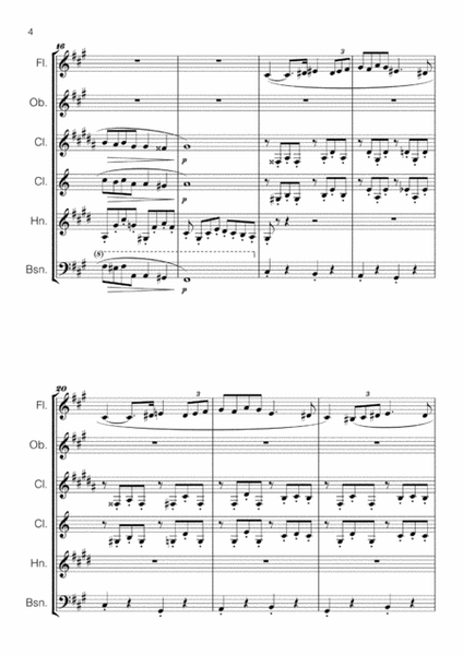 Pavane (Faure) for Wind Quintet (Original Key) image number null