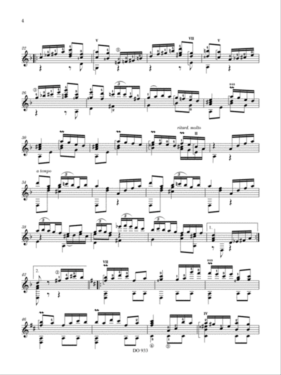 The Music of Albéniz, vol. 3 Classical Guitar scores gallery preview page 4