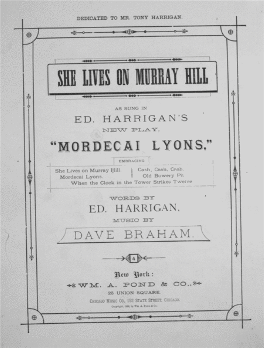 She Lives on Murray Hill Voice scores gallery preview page 1