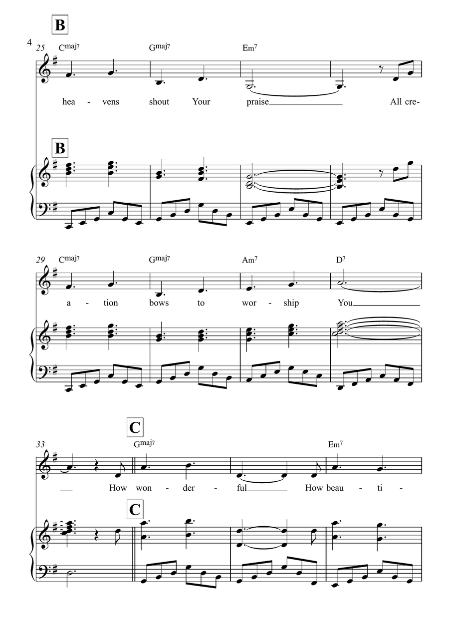 Beautiful Savior Beautiful Savior SA scores gallery preview page 4