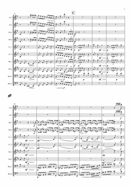 Tchaikovsky: Casse-Noisette (Nutcracker Suite) Mvt. IIa Marche (March) - wind dectet image number null