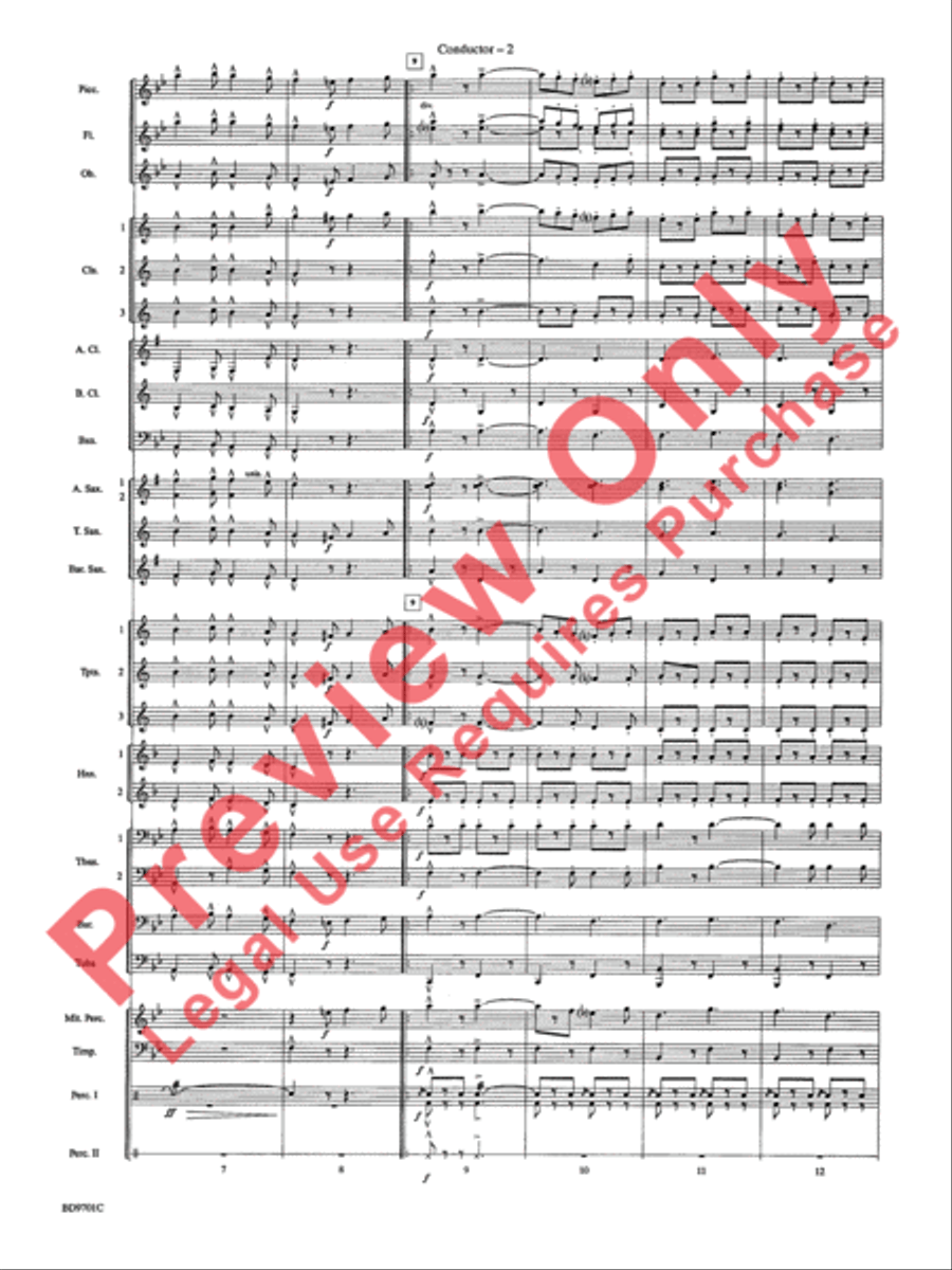 Semper Fidelis Concert Band scores gallery preview page 5
