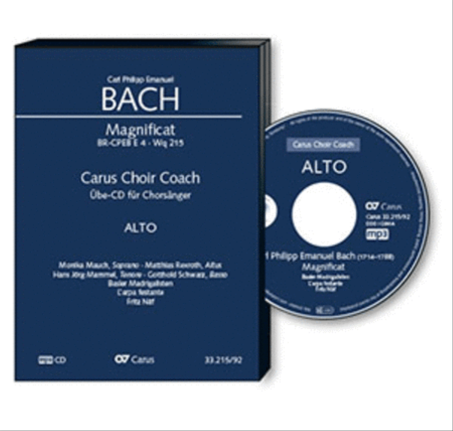W. A. Mozart: Vesperae solennes de Confessore. Carus Choir Coach - Alto 4-Part scores gallery preview page 1
