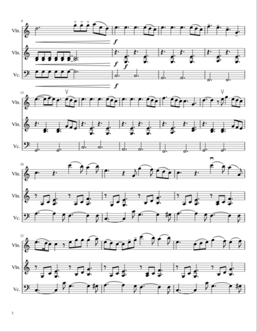 Perfect Perfect String Trio scores gallery preview page 2