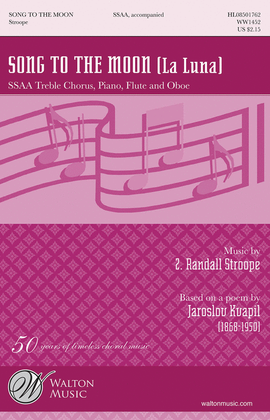 Book cover for Song to the Moon (SSAA)