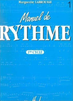 Book cover for Manuel de rythme - Volume 1